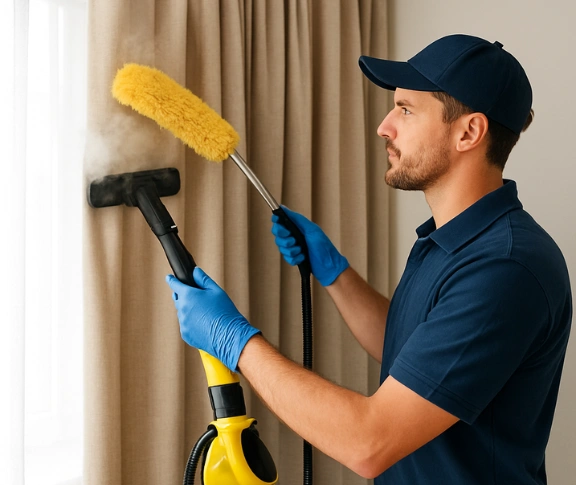 Trusted drapes cleaning technician Matty Curtain Cleaning preston-vic QLD