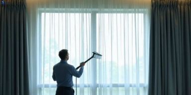 Commercial drapes cleaning service preston-vic hotels offices