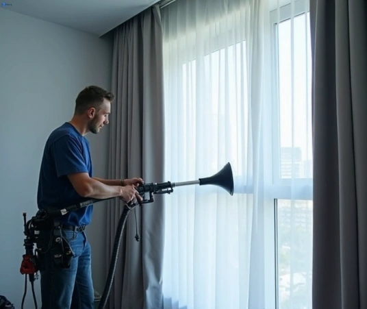 Professional drapes cleaning process tools Matty Curtain Cleaning preston-vic
